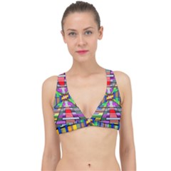 Art Background Abstract Classic Banded Bikini Top by artworkshop