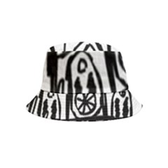 Gold Foil Notre Dame Inside Out Bucket Hat (kids)