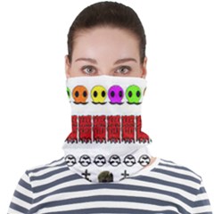 Halloween Borders Trick Face Seamless Bandana (adult)