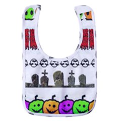 Halloween Borders Trick Baby Bib by artworkshop