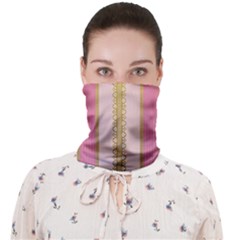 Lace Gold Euclidean Face Covering Bandana (adult)