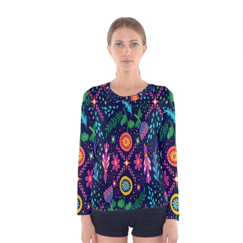 Pattern Nature Design Women s Long Sleeve Tee by artworkshop