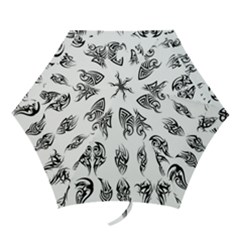 Tattoo Pattern Coin Purse Mini Folding Umbrellas by artworkshop