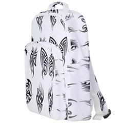 Tattoo Pattern Coin Purse Double Compartment Backpack by artworkshop