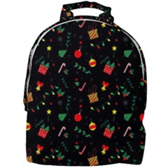 Christmas Pattern Texture Colorful Wallpaper Mini Full Print Backpack