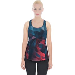 Art Polygon Geometric Design Pattern Colorful Piece Up Tank Top