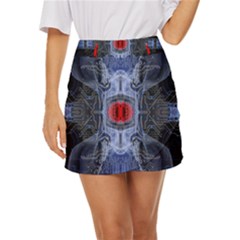 Art Robot Artificial Intelligence Technology Mini Front Wrap Skirt