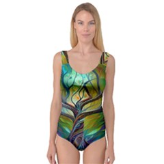 Tree Magical Colorful Abstract Metaphysical Princess Tank Leotard 