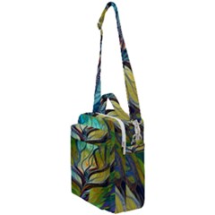 Tree Magical Colorful Abstract Metaphysical Crossbody Day Bag by Ravend