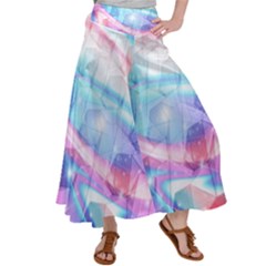 Polygons Bokeh Geometric Art Geometric Background Satin Palazzo Pants