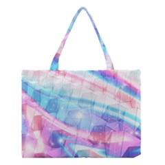 Polygons Bokeh Geometric Art Geometric Background Medium Tote Bag by Ravend