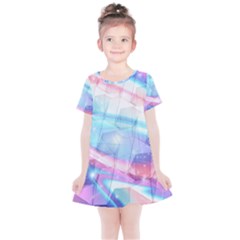 Polygons Bokeh Geometric Art Geometric Background Kids  Simple Cotton Dress