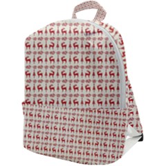 Wrapping Paper Christmas Packaging Surprise Zip Up Backpack by Ravend