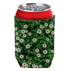 Daisies Clovers Lawn Digital Drawing Background Can Holder