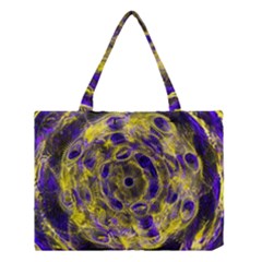 Fractal Glowing Kaleidoscope Medium Tote Bag