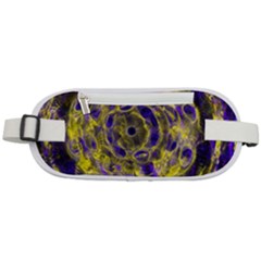 Fractal Glowing Kaleidoscope Rounded Waist Pouch by Ravend