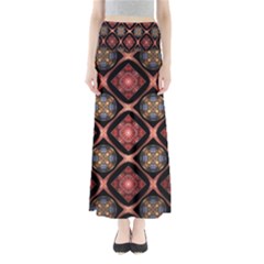 Background Pattern Geometric Wallpaper Seamless Full Length Maxi Skirt