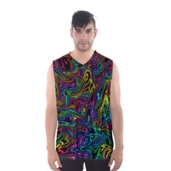 Melting Colours Men s Basketball Tank Top by DimensionalClothing