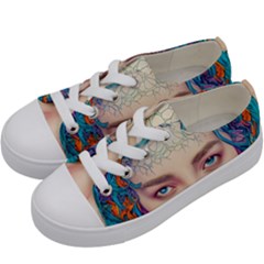 Pepper Colors Girl Kids  Low Top Canvas Sneakers by Sparkle