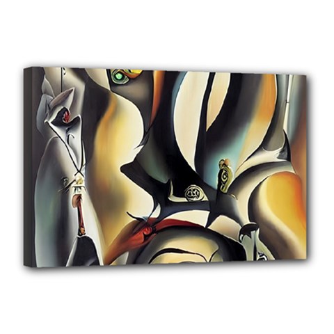 Model Of Picasso Canvas 18  X 12  (stretched) by Sparkle