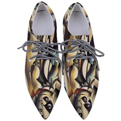 Model Of Picasso Pointed Oxford Shoes by Sparkle