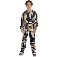 Model Of Picasso Kids  Sweatshirt Set by Sparkle