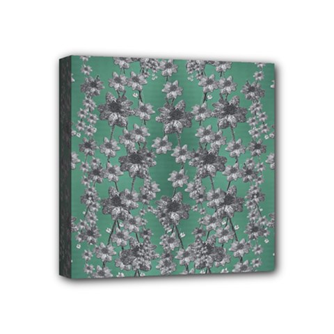Forest Of Silver Pagoda Vines Mini Canvas 4  X 4  (stretched) by pepitasart