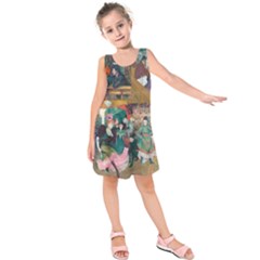 Moulin Rouge One Kids  Sleeveless Dress by witchwardrobe