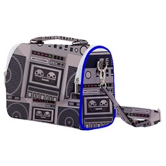 Cassette Recorder 80s Music Stereo Satchel Shoulder Bag by Pakemis