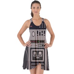 Cassette Recorder 80s Music Stereo Show Some Back Chiffon Dress by Pakemis
