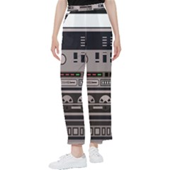 Cassette Recorder 80s Music Stereo Women s Pants 