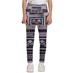 Cassette Recorder 80s Music Stereo Kids  Skirted Pants by Pakemis