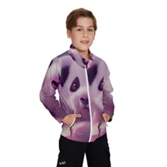 Panda Endangered Protected Bamboo National Treasure Kids  Windbreaker by Pakemis