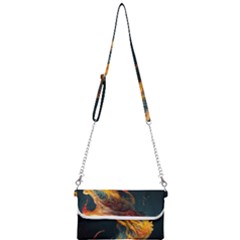 Flame Deep Sea Underwater Creature Wild Mini Crossbody Handbag by Pakemis