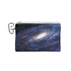 Space Cosmos Galaxy Stars Black Hole Universe Canvas Cosmetic Bag (small) by Pakemis