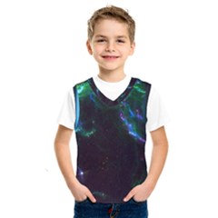 Space Cosmos Galaxy Stars Black Hole Universe Art Kids  Basketball Tank Top by Pakemis