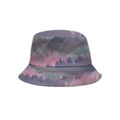 Mountains Nature Forest Moon Landscape Moonlight Inside Out Bucket Hat (kids) by Pakemis