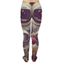 Astronaut Universe Planting Flowers Cosmos Art Tights View2