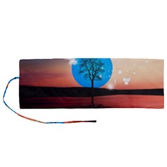 Surreal Fantasy Abstract Art Creativity Horizon Roll Up Canvas Pencil Holder (m) by Pakemis