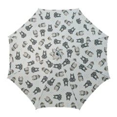 Cute Seamless Pattern With Koala Panda Bear Golf Umbrellas by Pakemis