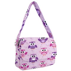 Seamless Cute Colourfull Owl Kids Pattern Courier Bag by Pakemis