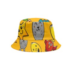 Graffiti Characters Seamless Ornament Inside Out Bucket Hat (kids) by Pakemis