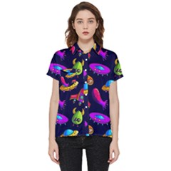 Space Pattern Short Sleeve Pocket Shirt by Pakemis