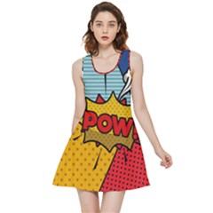 Pow Word Pop Art Style Expression Vector Inside Out Reversible Sleeveless Dress