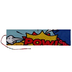 Pow Word Pop Art Style Expression Vector Roll Up Canvas Pencil Holder (l) by Pakemis