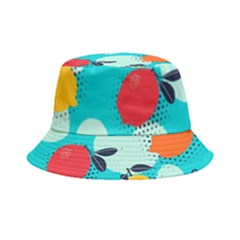 Pop Art Style Citrus Seamless Pattern Bucket Hat