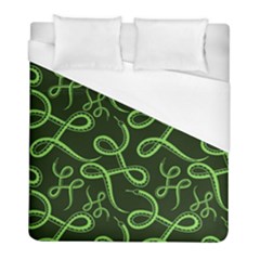Snakes Seamless Pattern Duvet Cover (full/ Double Size) by Pakemis
