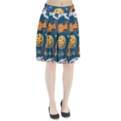 Missile Pattern Pleated Skirt