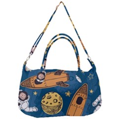 Missile Pattern Removal Strap Handbag