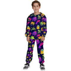 Space Patterns Kids  Sweatshirt Set by Pakemis